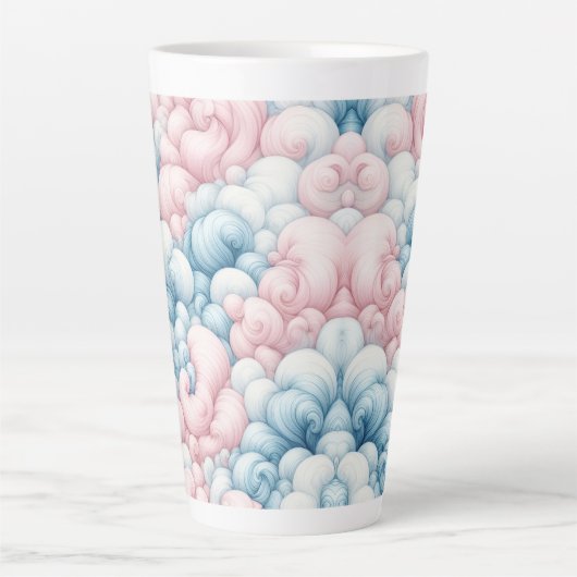 Cotton Candy Clouds Milchtasse (Vorderseite)