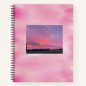 Cotton Candy Clouds Notebook Notizblock (Vorderseite)