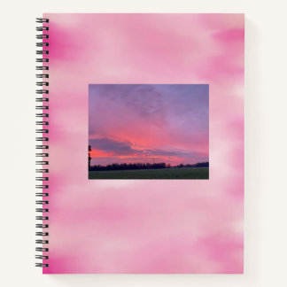 Cotton Candy Clouds Notebook Notizblock
