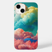 Cotton Candy Clouds Personalisiert Case-Mate iPhone Hülle (Rückseite)