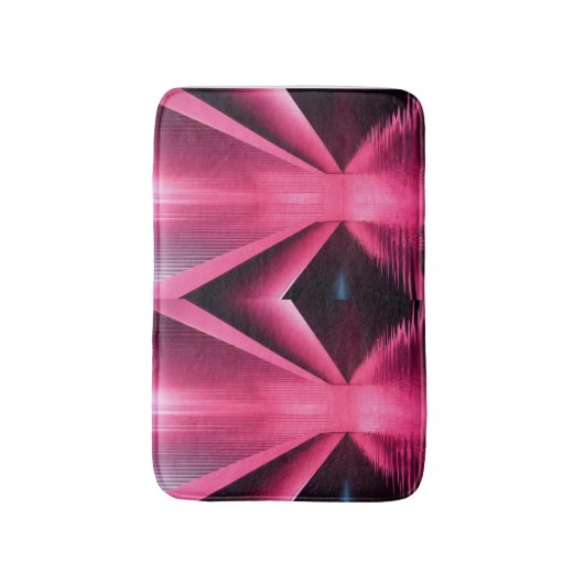 Cotton Candy Clouds: Pink Bath Mat" "Blush Blüte: Badematte (Vorderseite Vertikal)