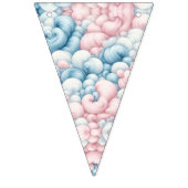 Cotton Candy Clouds Wimpelkette (Dritte Fahne)