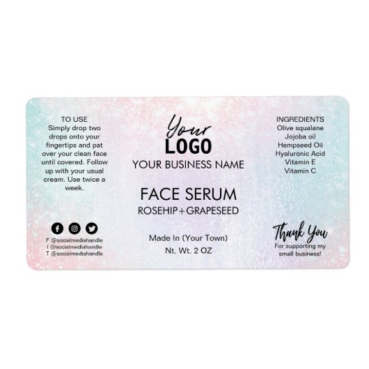 Cotton Candy Colored Face Serum (Vorne)