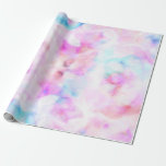 Cotton Candy Colors Watercolor Glam Geburtstagspar Geschenkpapier<br><div class="desc">Sonderverpackungspapier</div>