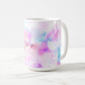 Cotton Candy Colors Watercolor Glam Kaffeetasse (VorderseiteRechts)
