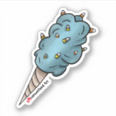 Cotton Candy Corn Sticker (Vorderseite)