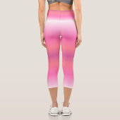 Cotton Candy Dreams - Gradient Capri Leggings (Rückseite)