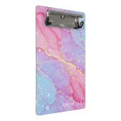 Cotton Candy Dreams Mini Klemmbrett (Schrägansicht)