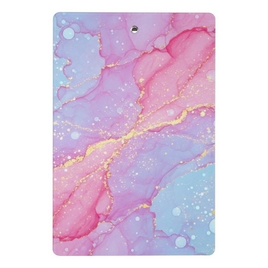 Cotton Candy Dreams Mini Klemmbrett (Rückseite)