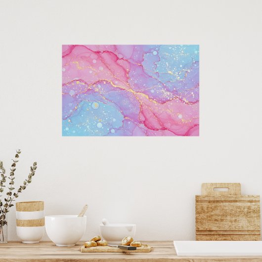 Cotton Candy Dreams Poster (Küche)