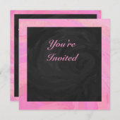 Cotton Candy Einladung (Vorne/Hinten)