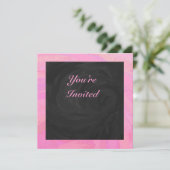 Cotton Candy Einladung (Stehend Vorderseite)