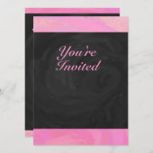 Cotton Candy Einladung (Vorne/Hinten)