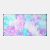 Cotton Candy Gefärbte Krawatte Muster Personalisie Schreibtischunterlage (Vorderseite)