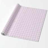 Cotton Candy Gingham Wrapping Paper Geschenkpapier (Ungerollt)