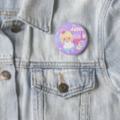Cotton Candy Girl mit Sweet Fluffy Monsters Button (Beispiel)