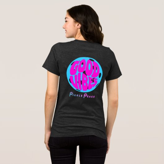 cotton candy good vibes Tri-Blend shirt (Rückseite voll)