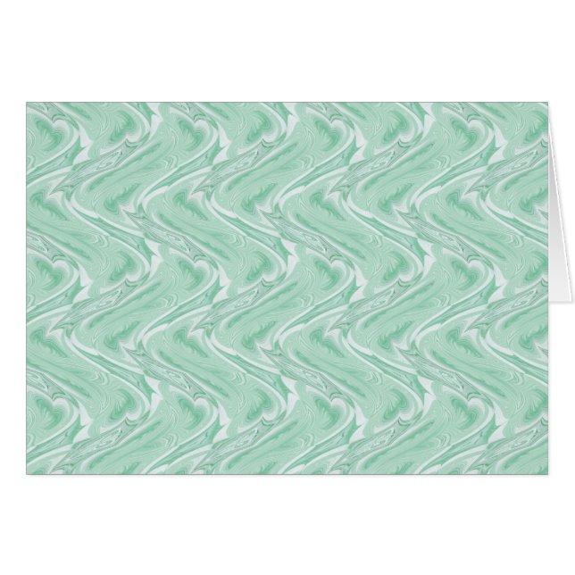 Cotton Candy Green Abstrakt (Vorderseite (Horizontal))