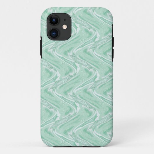 Cotton Candy Green Abstrakt Case-Mate iPhone Hülle (Rückseite)