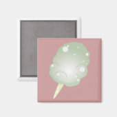 Cotton Candy - Green Magnet (Vorderseite/Rückseite)