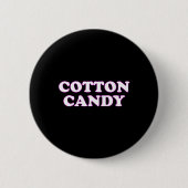 Cotton Candy Halloween Kostüm, so tun, als wäre ic Button (Vorderseite)