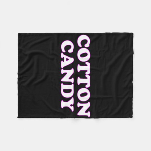 Cotton Candy Halloween Kostüm, so tun, als wäre ic Fleecedecke (Vorderseite (Horizontal))