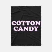 Cotton Candy Halloween Kostüm, so tun, als wäre ic Fleecedecke (Vorderseite)