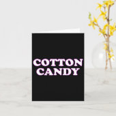 Cotton Candy Halloween Kostüm, so tun, als wäre ic Karte (Gelbe Blume)
