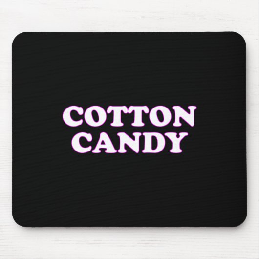 Cotton Candy Halloween Kostüm, so tun, als wäre ic Mousepad (Vorne)