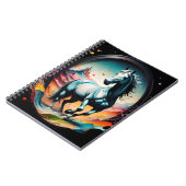 "Cotton Candy Horse" Art Spiral Notebook Notizblock (Linke Seite)