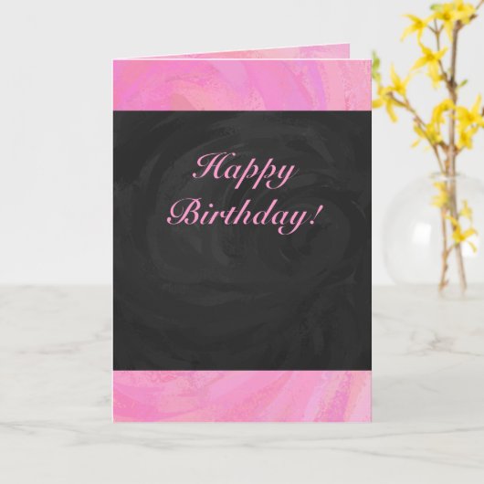 Cotton Candy Karte (Gelbe Blume)