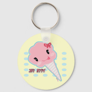 Cotton Candy Keychain Schlüsselanhänger