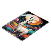 "Cotton Candy Llama" Art Spiral Notebook Notizblock (Linke Seite)
