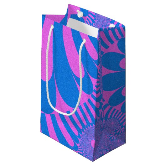Cotton Candy Loop Kleine Geschenktüte (Vorderseite Schrägansicht)