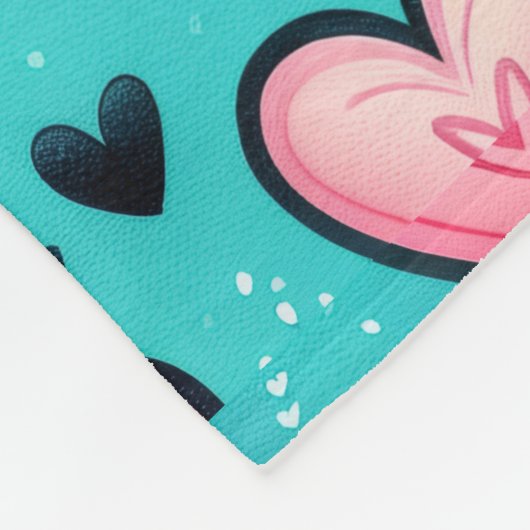 Cotton Candy Love Fleecedecke (Ecke)