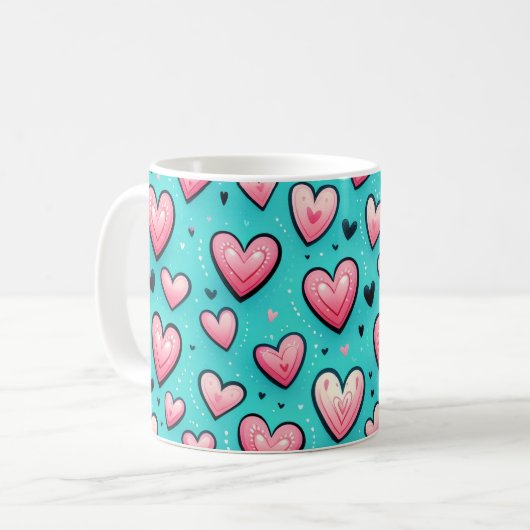 Cotton Candy Love Kaffeetasse (Vorderseite Links)