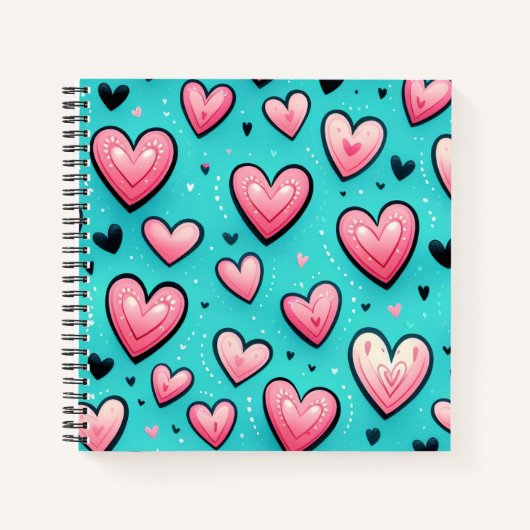 Cotton Candy Love Notizblock (Vorderseite)