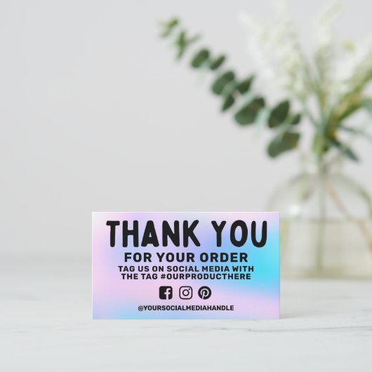 Cotton-Candy-Media-Einsatz Visitenkarte (Stehend Vorderseite)