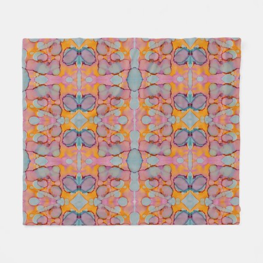 Cotton Candy Mirage Fleecedecke (Vorderseite (Horizontal))