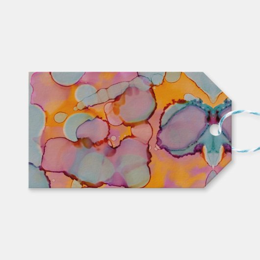 Cotton Candy Mirage Geschenkanhänger (Vorderseite (Horizontal))