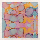 Cotton Candy Mirage Glasuntersetzer (Vorderseite)