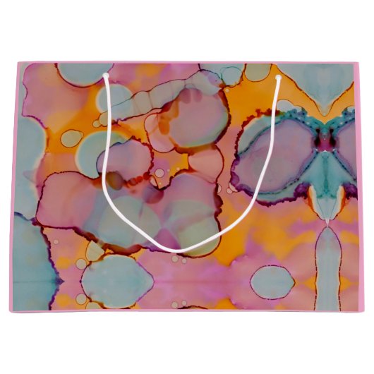 Cotton Candy Mirage Große Geschenktüte (Vorderseite)