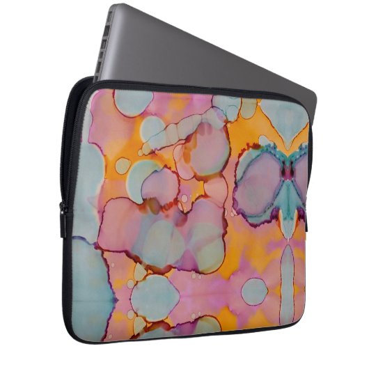 Cotton Candy Mirage Laptopschutzhülle (Vorne Rechts)