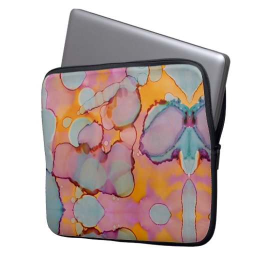 Cotton Candy Mirage Laptopschutzhülle (Vorderseite Links)