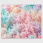 Cotton Candy Pastel Abstrakt Geschenkpapier (Flach)
