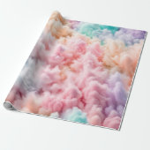 Cotton Candy Pastel Abstrakt Geschenkpapier (Ungerollt)