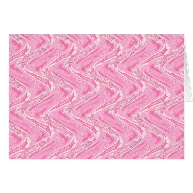 Cotton Candy Pink Abstrakt (Vorderseite (Horizontal))