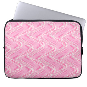 Cotton Candy Pink Abstrakt Laptopschutzhülle