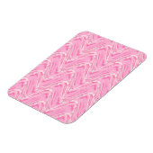 Cotton Candy Pink Abstrakt Magnet (Linke Seite)