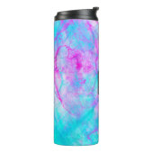 Cotton Candy Pink & Blue Watercolor Wash Stein Thermosbecher (Nach links gedreht)